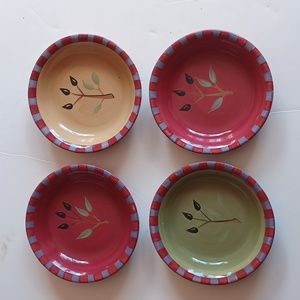 Four cute dipping bowls